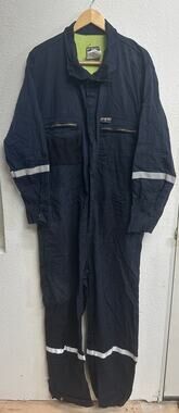 MCR Safety Summit Breeze FR Coveralls CAT2 Navy Size 56R Reflective Workwear